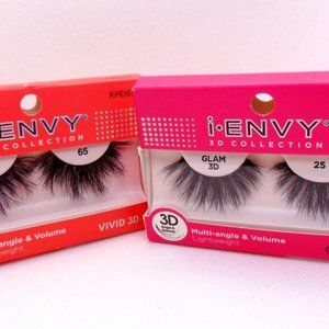 I-ENVY 3D Multi-Angle & Volume Faux EyeLash Set No.25 & 65 NIB